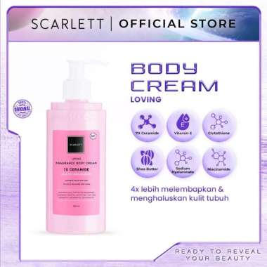 Scarlett Whitening Body Serum dan Body Cream Jolly, Happy, Charming -Scarlet handbody lebih melembab