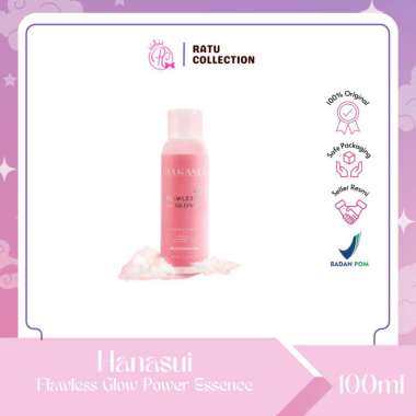 Hanasui Flawless Glow 10 Power Essence/Toner Wajah Mencerahkan Kulit 100 ml