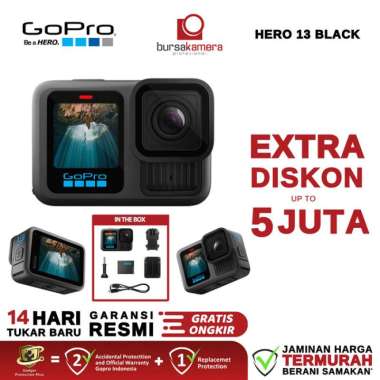 GoPro HERO 13 Black Action Camera / Go Pro Hero13 Black Creator Edition Action Cam GARANSI RESMI Cre