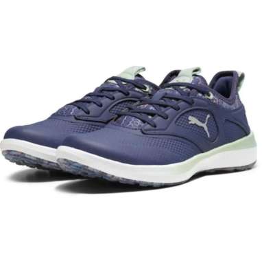 Sepatu Golf Wanita PUMA x LIBERTY IGNITE Malibu Puma Navy/Puma Silver (379147-01) Original 40