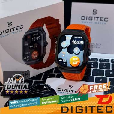 DIGITEC ORIGINAL SMARTWATCH PRIA SMARTWATCH WANITA TANKER ORANGE TANKER JAM TANGAN DIGITAL PRIA WANI