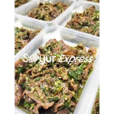 KIRIM INSTAN Lauk Lidah Sapi Bumbu Cabe Ijo