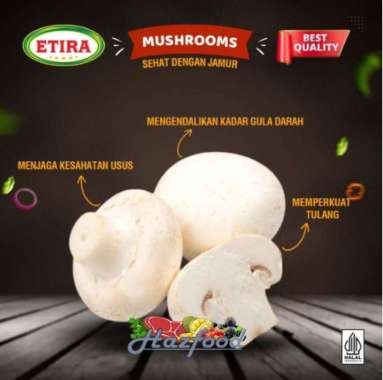 Etira Champignon Mushroom Fresh Jamur Kancing Fresh 150 Gram