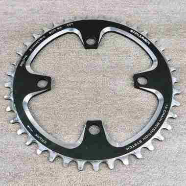 Chainring Strummer BCD 96 Asymmetric Round Bulat 40T Narrow Wide Alloy