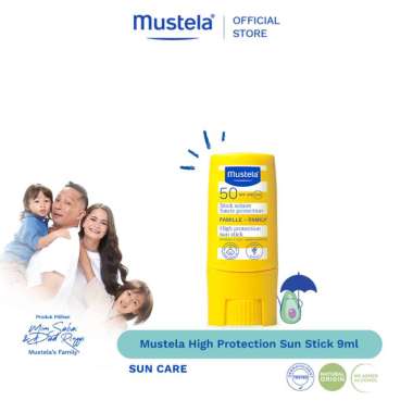Mustela High Protection Sun Stick 9ml - Sun Care Sunscreen Krim Tabir Surya