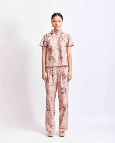 Ella Top & Stella Pants - Amanda Hartanto Batik Ella Top Semua Ukuran