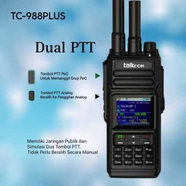 HT Poc Talkcom TC-988Plus Hybrid 3Band Radio Platform Permanent VHF,UHF,350Mhz