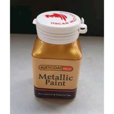 cat ALKYCOAT warna emas metalic water base