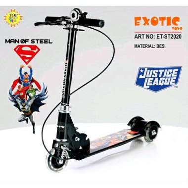 EXOTIC SKUTER ANAK ST 2020 MAINAN OTOPED ANAK MAINAN. BERKENDARA ANAK ST2020 Hitam mix hero