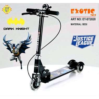 EXOTIC SKUTER ANAK ST 2020 MAINAN OTOPED ANAK MAINAN. BERKENDARA ANAK ST2020 hitam batman