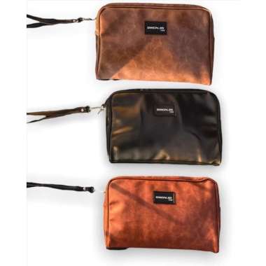 DHON.ID Clucth Bag terbaru handbag pouchbag pria keren tas kondangan pria All Size Hitam