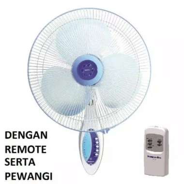 MIYAKO KIPAS ANGIN DINDING KAW 1689 RC / WALLFAN MIYAKO 1689 REMOTE 16 INCH/INCHI GARANSI PL - PLAST