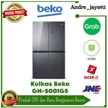 Kulkas Beko Side By Side 4 Pintu 500 Liter GNO-5001GS