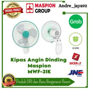 Kipas Angin Dinding Plastik 12 inch Maspion Mwf-31k
