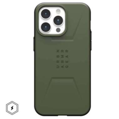 UAG Civilian Case iPhone 16 Pro Max / Pro - Magsafe Casing iPhone 16 Pro Max Olive