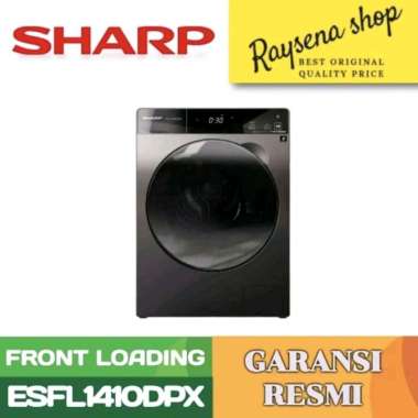 SHARP FRONT LOADING MESIN CUCI DAN DRYER PENGERING 10.5 Kg ESFL1410DPX