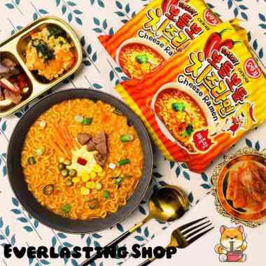 Ottogi Spicy Cheese Ramen Ramyun Ramyeon Mie Keju Pedas Instant Noodle Korean