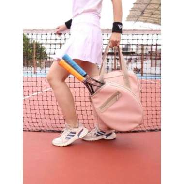 DRENBELLONY Tiffany Bag Tennis Bag Tas Olahraga Tas Tenis Fashion Wanita Tas Wanita Polos Black Pink
