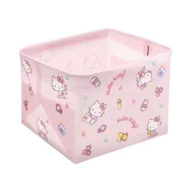KOTAK PENYIMPANAN LIPAT SANRIO STORAGE BOX ORGANIZER FOLDABLE CONTAINER BOX KERANJANG KUROMI MY MELO