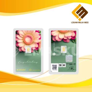 LOGAM MULIA MICRO GOLD EMASKU 0.1GRAM CONGRAT HIJAU SERIES