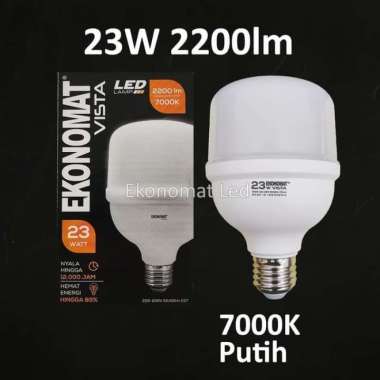 Lampu LED Ekonomat VISTA 23w 33w 40w 50w Putih Watt W Kapsul Capsule 23 Watt
