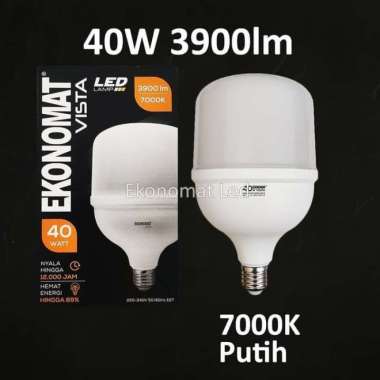 Lampu LED Ekonomat VISTA 23w 33w 40w 50w Putih Watt W Kapsul Capsule 40 Watt
