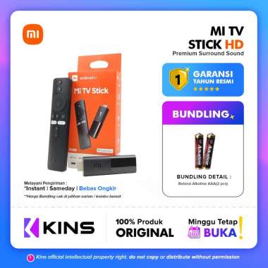 Xiaomi Mi TV Stick Android Smart TV Dongle Chromecast Global Version HD+Baterai