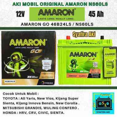 Aki Mobil AMARON GO NS60LS Innova, Yaris, Vios, Altis, CRV Aki kering