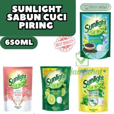 Sunlight Sabun Cuci Piring 650ml HABBATUSSAUDA