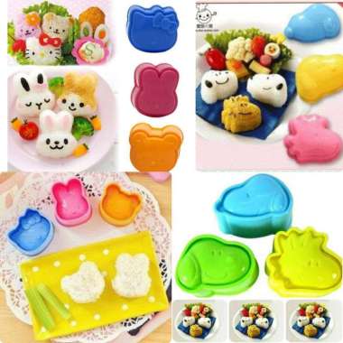 [1PCS] BENTO RICE MOLD/CETAKAN NASI BENTO KARAKTER/CETAKAN TELUR BEAR