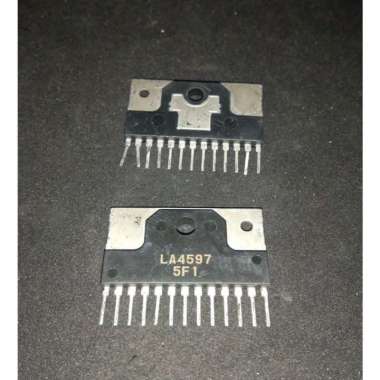 IC LA4597 2-Channel Power Amp Utk Radio Kaset Recorder