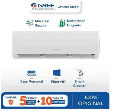 AC Gree GWC-12MOO5 11/2 PK + Pasang & Material 12MOO5 1,5 PK (Depok dan sekitarnya)