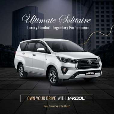 Kaca Film V-KOOL Ultimate Solitaire TOYOTA KIJANG INNOVA SKKB VK10