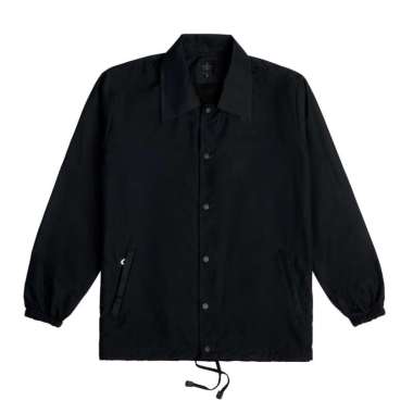 Jemssky - Jaket Coach Pria Polos Jaket Coach Wanita Quality Unisex Hitam Hitam XXL