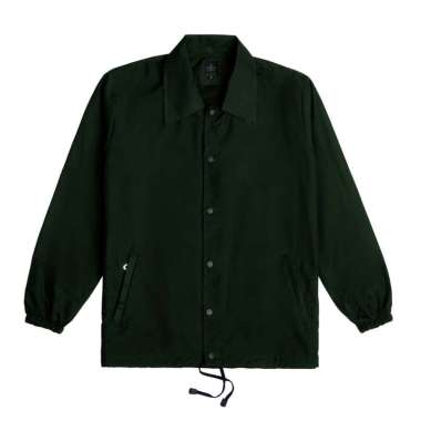Jemssky - Jaket Coach Pria Polos Jaket Coach Wanita Quality Unisex Hitam Army XL