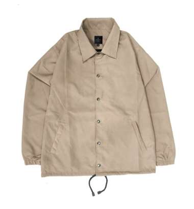 Jemssky - Jaket Coach Pria Polos Jaket Coach Wanita Quality Unisex Hitam Cream L