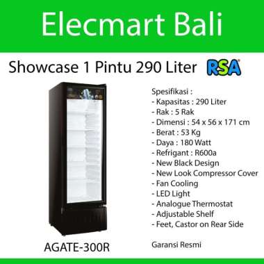 Lemari Es Kulkas Showcase 300 Liter / 290 Liter RSA AGATE-300R