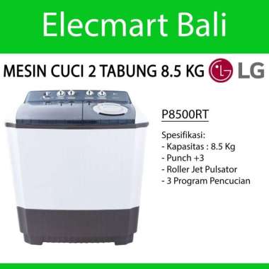Mesin Cuci 2 Tabung 8.5 Kg LG P8500RT