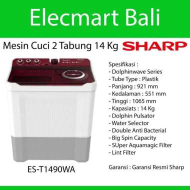 Sharp ES-T1490WA Mesin Cuci