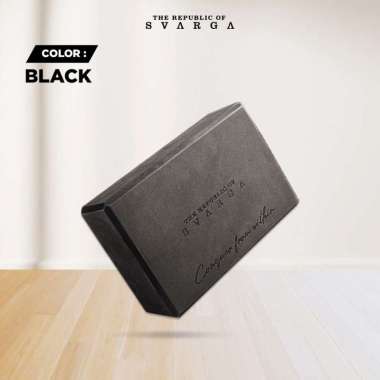 The Republic of Svarga Yoga Block / Yoga Brick / Balok Yoga / Blok Yoga Black