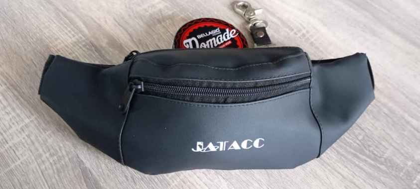 Tas Selempang Pria Anti Air Jatacc Distro Model Waterproof Slingbag Cowok Fashion Pinggang Waistbag 