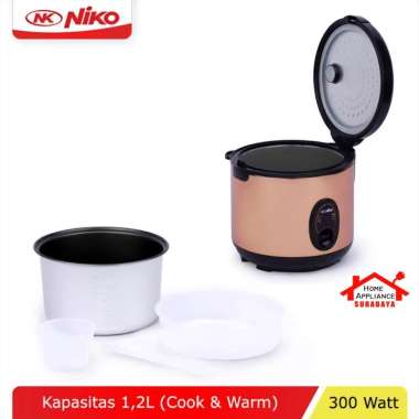 NIKO Rice Cooker - Magic Com 3 IN 1 Kapasitas 1.2 Liter NK 12 - NK 12 BG