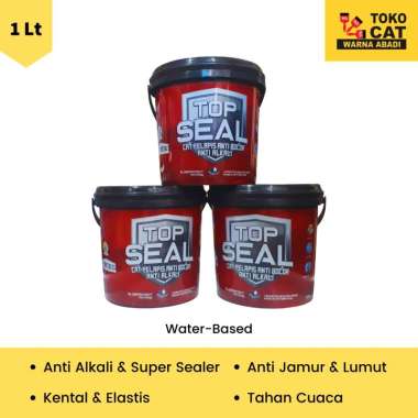 CAT PELAPIS ANTI BOCOR TOP SEAL 1 LITER BROWN