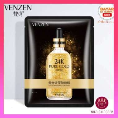 Nita Skincare - Venzen 24K Pure Gold Hyaluronic Acid Facial Mask Venzen Mask