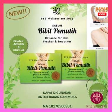 BPOM SABUN BIBIT PEMUTIH BPOM ORIGINAL SABUN BIBIT PEMUTIH BY SYB ASLI