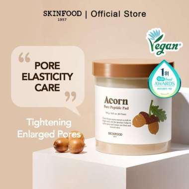 SKINFOOD Toner Pad Variant (Carrot/Parsley/Acorn) - VEGAN Acorn Pad