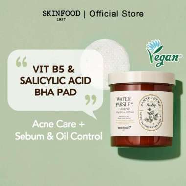 SKINFOOD Toner Pad Variant (Carrot/Parsley/Acorn) - VEGAN Parsley Pad