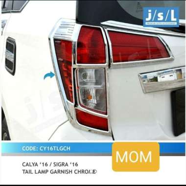 Garnish List Lampu Stoplamp Belakang Chrome JSL Calya / Sigra