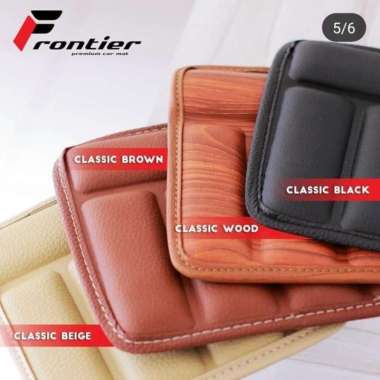 Karpet mangkok mobil 5d frontier Fortuner 3 baris + bagasi Hitam