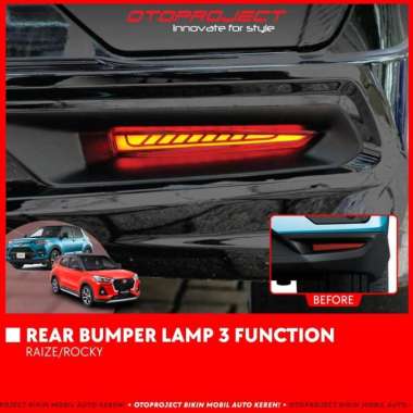 Lampu Led Bumper Reflektor Belakang Raize